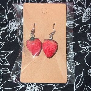 Strawberry Dangle Earrings